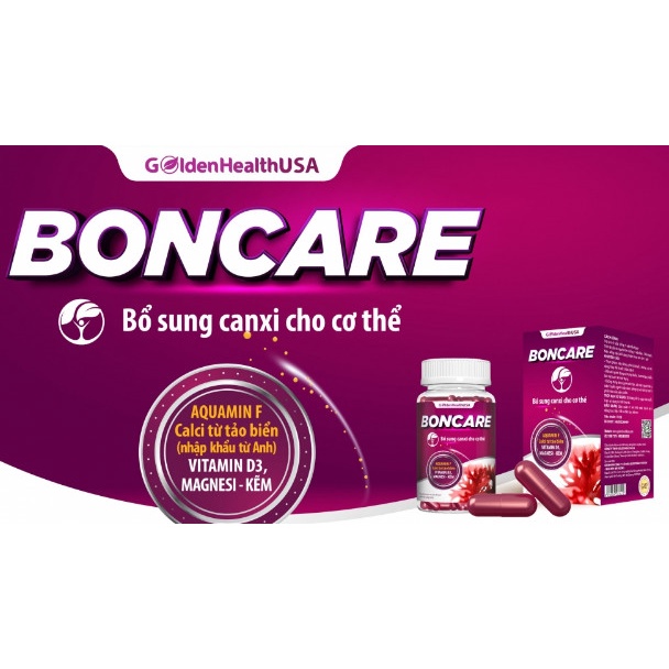 Viên Canxi hữu cơ BONCARE - Canxi hữu cơ từ Tảo Biển - Không sỏi thận, táo bón-DÙNG ĐƯỢC CHO CẢ TRẺ EM VÀ NGƯỜI CAO TUỔI