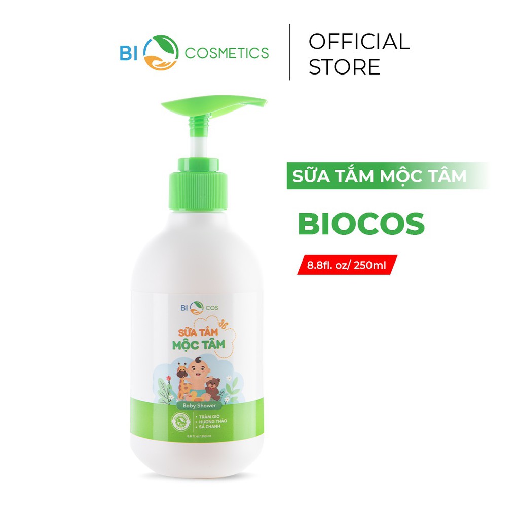Sữa Tắm Gội Mộc Tâm BIO COSMETICS Dành Cho Trẻ Em 250ml
