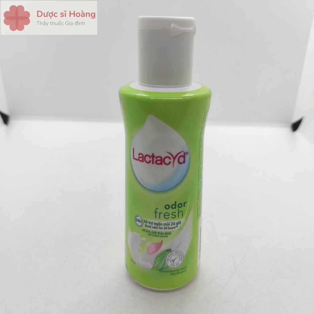 Dung Dịch Vệ Sinh Phụ nữ Lactacyd Odor Fresh Ngăn Mùi 24H - Trầu Không- 150ml