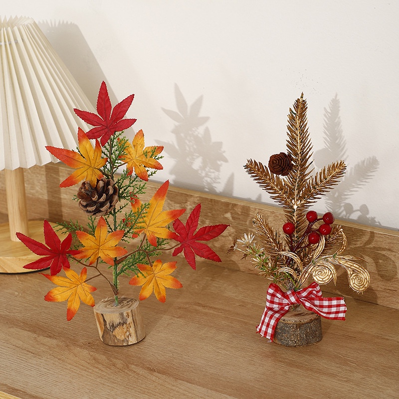 Cây Thông Giáng Sinh Mini Trang Trí Nhà Cửa / Văn Phòng DIY