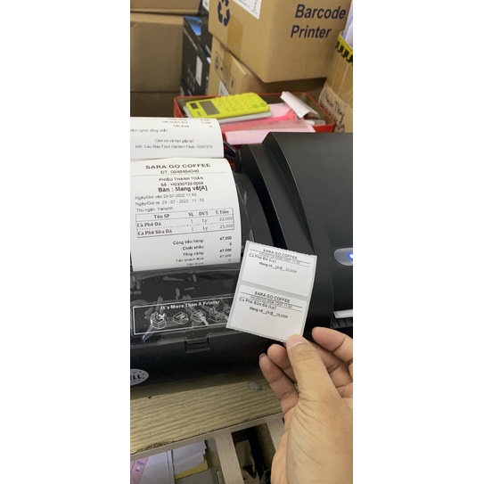 Máy In Bill Hóa Đơn K80  Có Cắt Giấy Tự Động