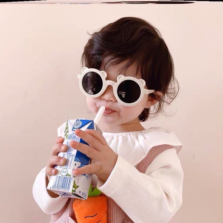Tổng Hợp Kính mát trang trí chống tia UV hình gấu, đạo cụ chụp ảnh cho bé trai và bé gái đủ màu