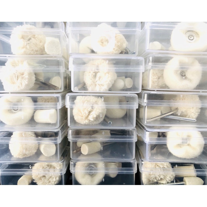 Combo 5 đầu len nhỏ đánh bóng cho máy đánh bóng mini