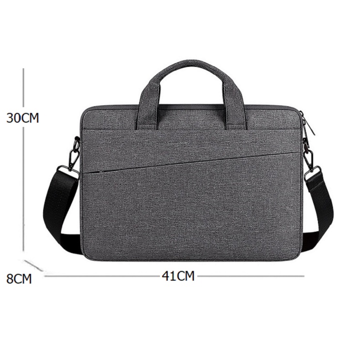 Cặp xách đựng laptop 15.6 inch chất liệu vải dù kèm lớp lót PE chống xước, chống sốc, chống nước cao cấp TUI102