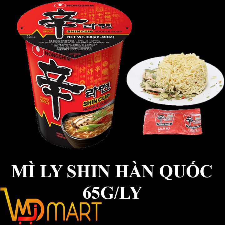 MÌ LY SHIN HÀN QUỐC 65G GIÁ TỐT