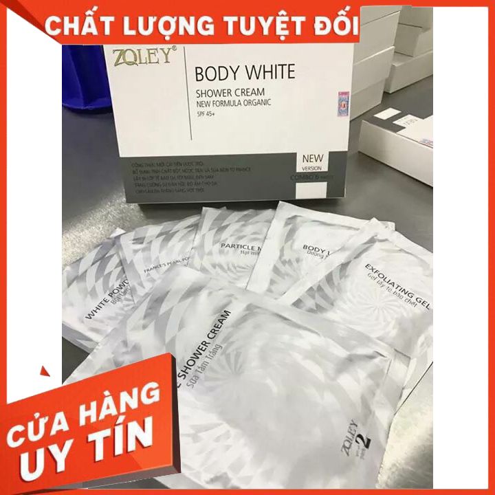 Tắm Trắng Zoley 6 Trong 1 -bật tông chong 30p-giúp da sáng mịn tức thì