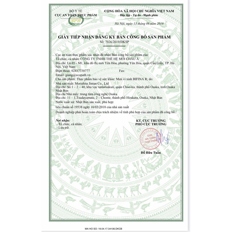 MEN VI SINH BIFINA R NHẬT BẢN