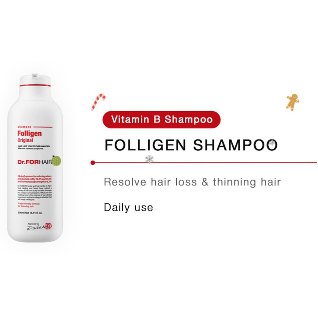 Dầu gội đầu DR.FORHAIR FOLLIGEN 500ml