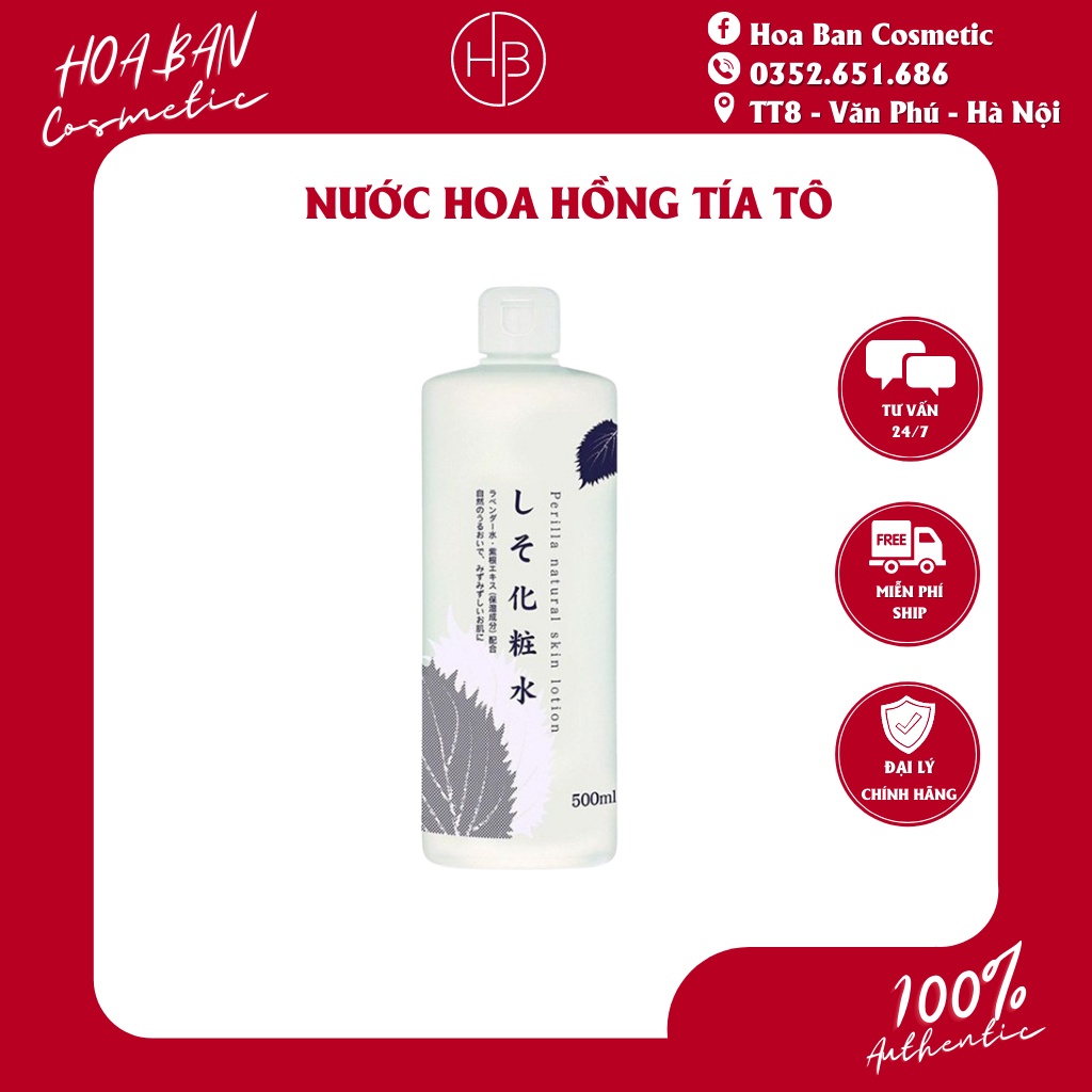 NƯỚC HOA HỒNG LÀM TRẮNG DA, GIẢM MỤN TÍA TÔ DOKUDAMI CHINOSHIO 500ML NHẬT