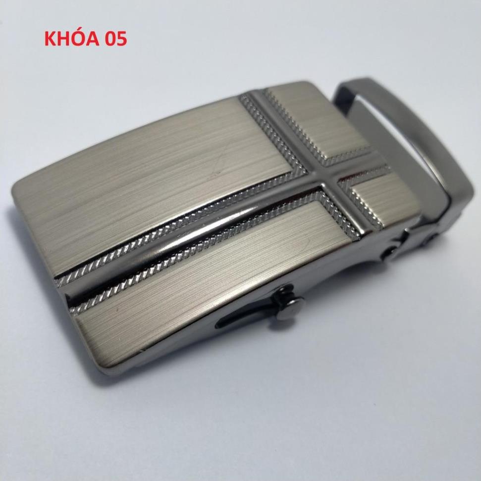 Mặt Khóa Thắt Lưng Nam - Mặt Lăn Bằng Hợp Kim Chống Gỉ Màu Xám Đen Cho Thắt Lưng < 3.7mm