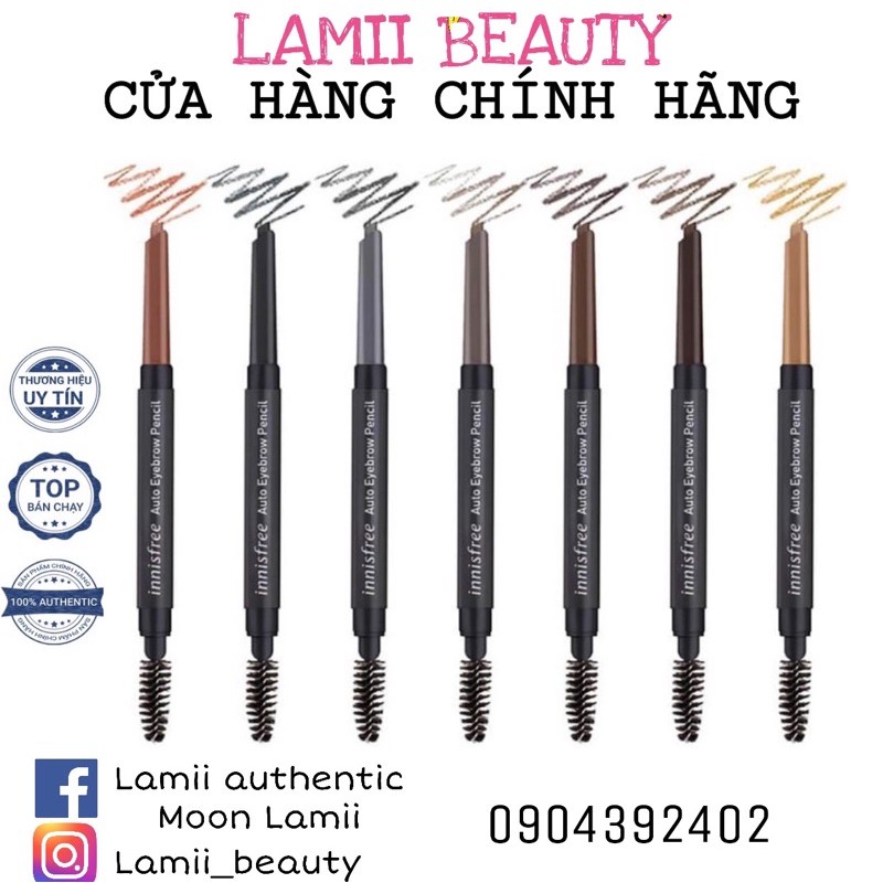 Chì mày Innisfree Auto Eyebrow Pencil