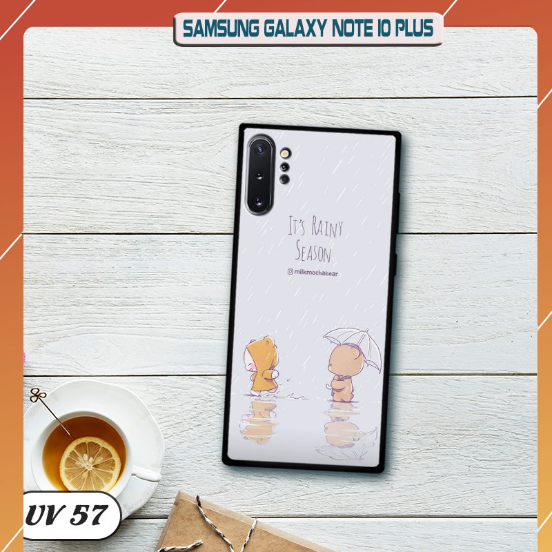 Ốp điện thoại Samsung Galaxy Note 10 Plus - lưng nhám viền dẻo