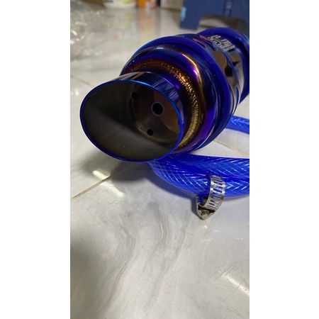 Bình thông hơi SC màu titan gắn xe máy