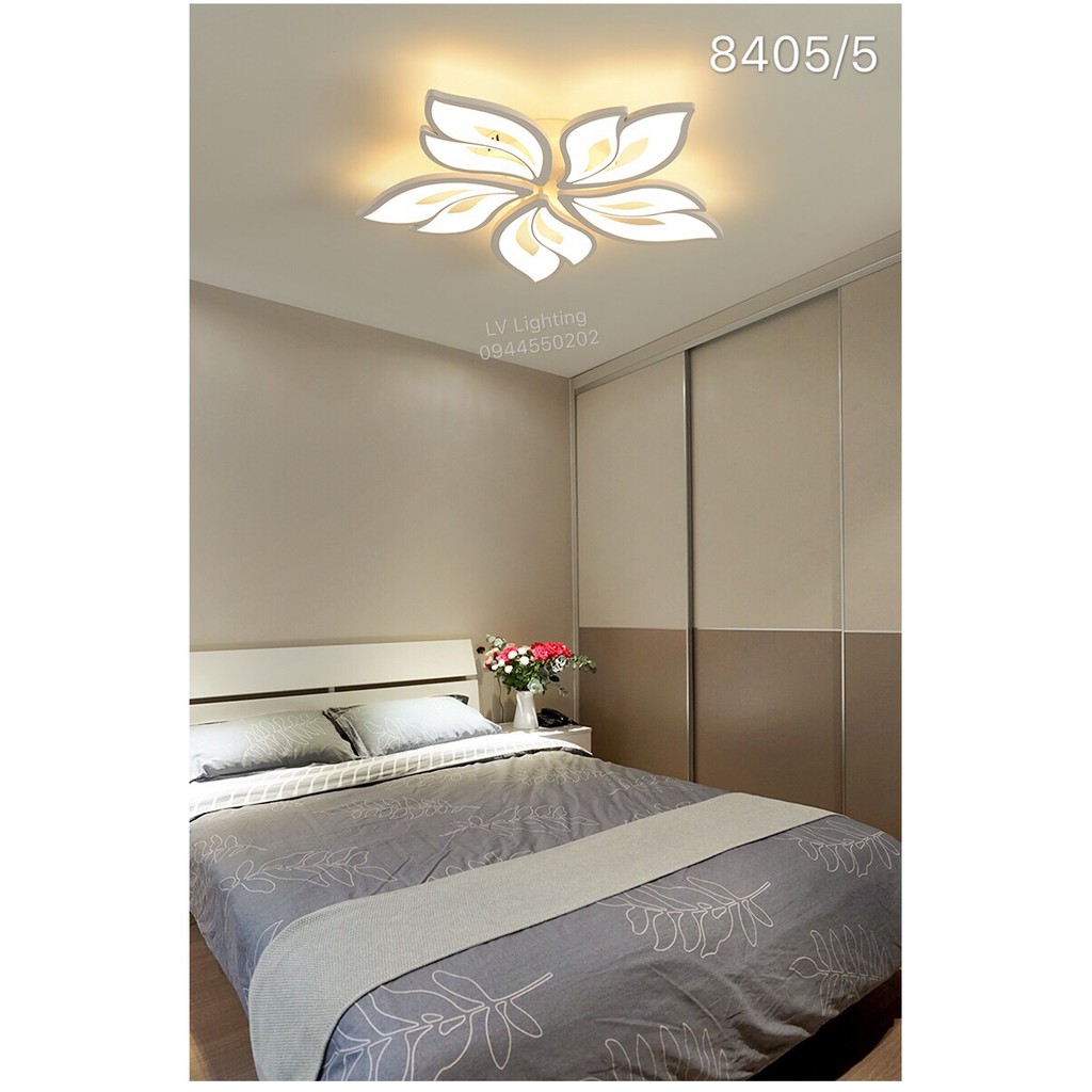 Đèn Trần Trang Trí Phòng Khách - Đèn Led Ốp Trần Hiện Đại mã 8405/5