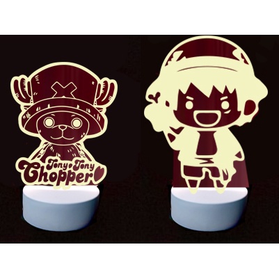 Đèn Led kero ccs trắng L1I1 Đèn Ngủ 3D cute doraemon totoro vô diện chuột vàn shin one piece sumikko jinbeisan usagyuuun