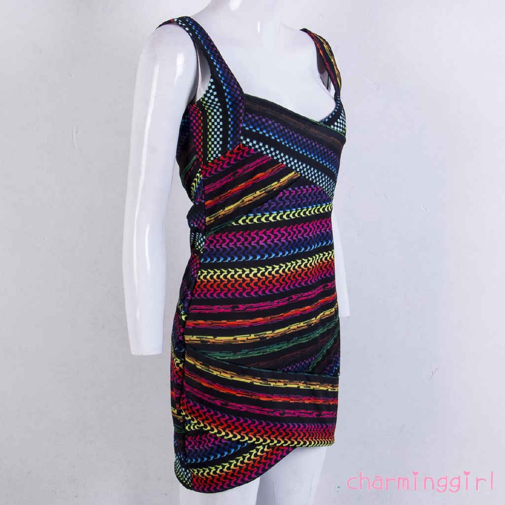 ♟Summer Women Sleeveless Bandage Bodycon Evening Party Cocktail Short Mini Dress | BigBuy360 - bigbuy360.vn