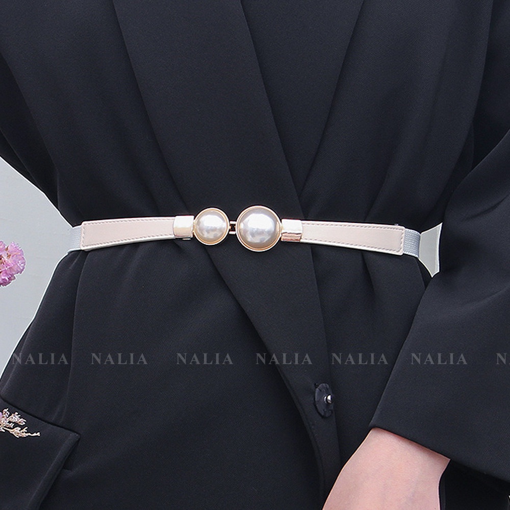 ĐAI VÁY nữ tròn nhỏ Nasiastore TLSU7 - THẮT LƯNG nữ bản nhỏ nịt áo váy tròn nhỏ cài tiện lợi