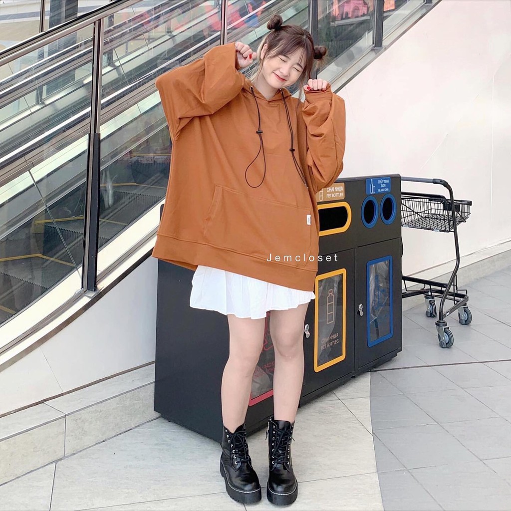 Áo Hoodie Nữ JEMCLOSET Form Rộng Basic Hàn Quốc Simpoo Chất Liệu Vải Dày Mềm Mịn- 1767 | BigBuy360 - bigbuy360.vn