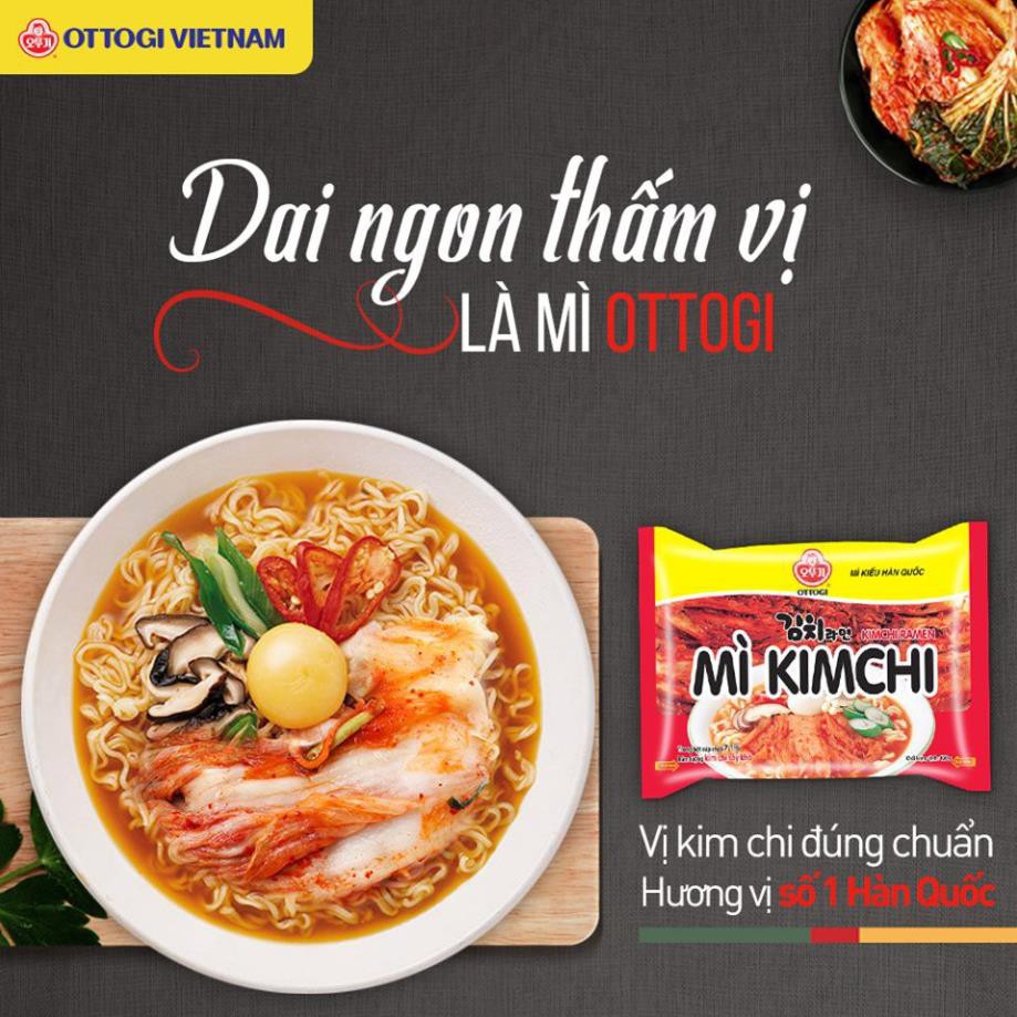 Mì Ottogi Kimchi gói 120gr | BigBuy360 - bigbuy360.vn