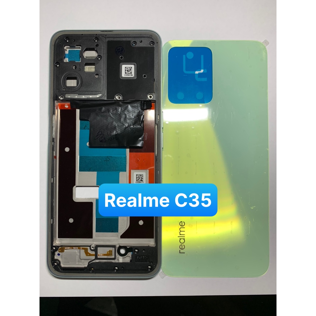 Bộ vỏ Realme C35 hàng zin (ảnh thật)