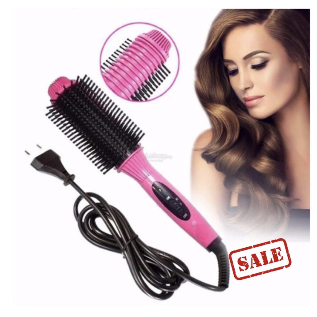 Lược điện tạo kiểu tóc đa năng cao cấp Nova, làm xoăn - Uốn Cụp Hiệu quả