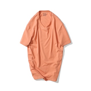 Áo phông nam, áo thun nam cổ tim DEFOXX vải cotton 4 chiều màu ruốc 210813 foxxmen