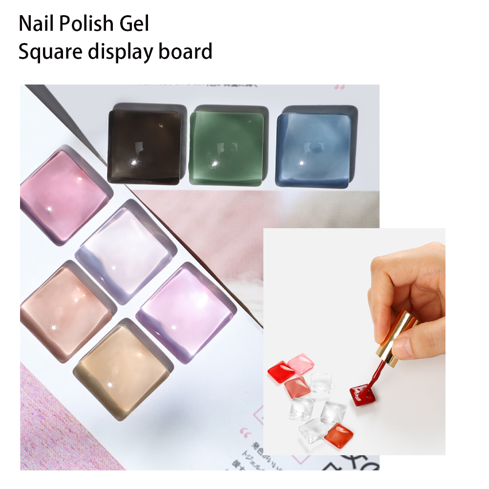 [Hàng mới về] Bộ 24 cái bảng đựng sơn móng tay trong suốt