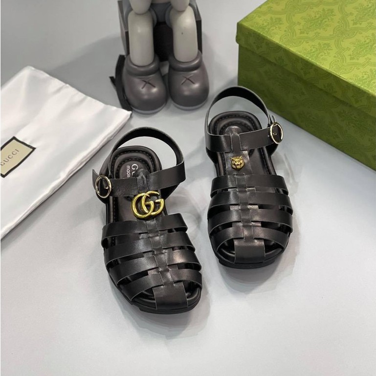 👟 HIGH FASHION👟 Dép sandal RỌ siêu cấp bản da fullbox NV size 38-42