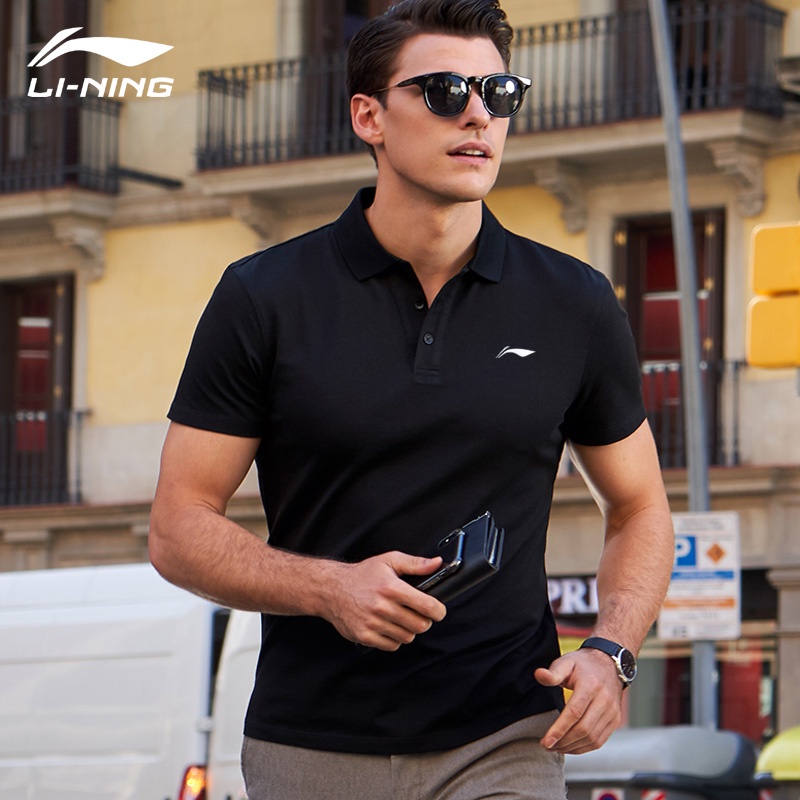 Áo polo nam Li-ning cao cấp  áo thun nam lịch lãm sang trọng khỏe khoắn
