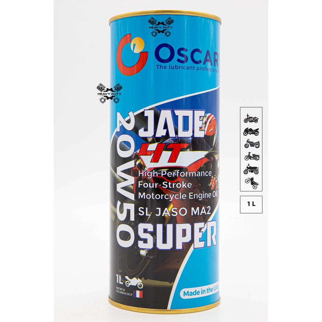 Nhớt Xe Số Cao Cấp 20W50 - Oscar Jade 4T Super UAE