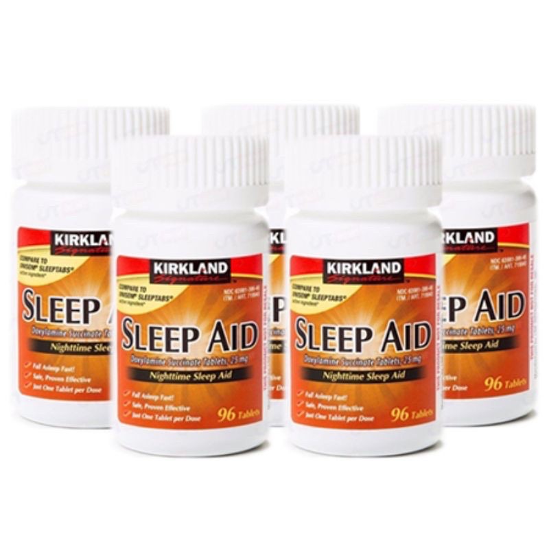 Viên uống hỗ trợ giấc ngủ ngon Kirkland Signature Sleep Aid 2 hộp x 96 viên