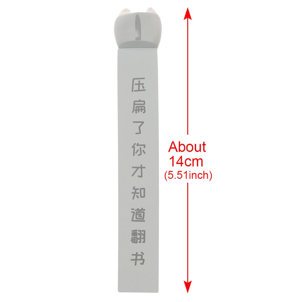 KUNHEV Thẻ đánh dấu trang sách hình động vật hoạt hình ngộ nghĩnh diy