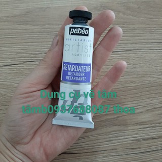 [ TÂM TÂM ]-Chậm khô acrylic Pebeo sản xuất tại Pháp 37ml/tuýp, Pebeo acrylic Retardateur-