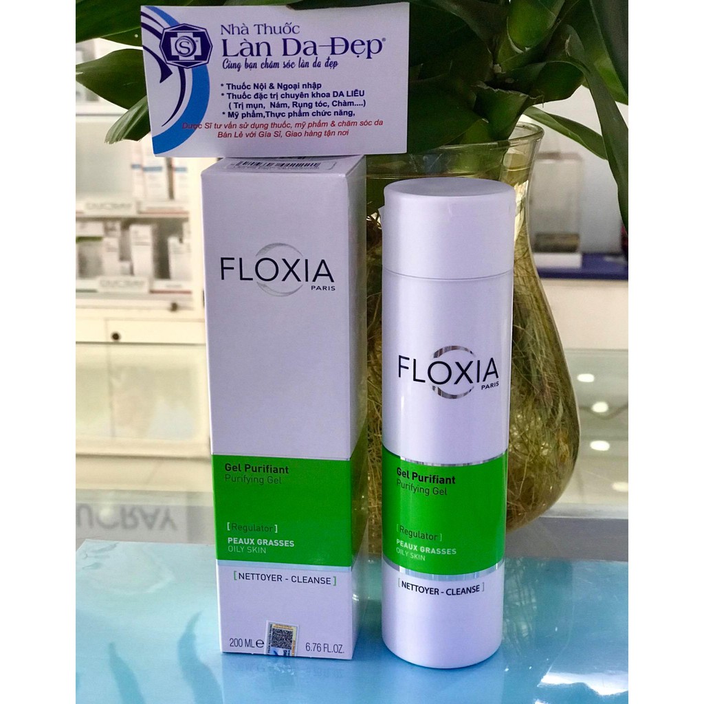 FLOXIA PURIFYING GEL - Gel rửa mặt dành cho da nhờn mụn (CHÍNH HÃNG Làn Da Đẹp)