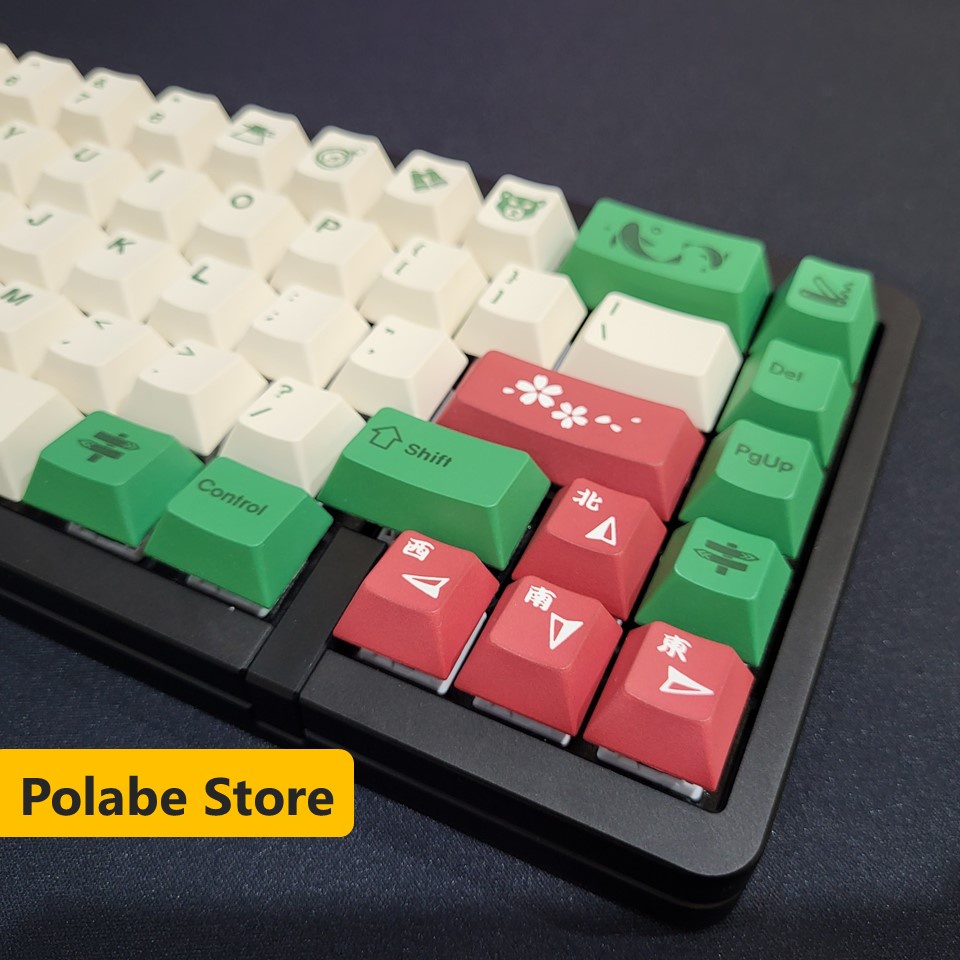 Keycap Cherry Camping R2 Thick PBT, keycap bàn phím cơ nhiều nút cân nhiều layout - Polabe Store