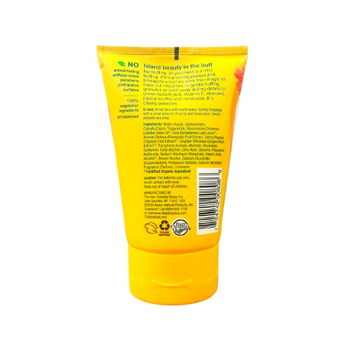 Tẩy tế bào da mặt enzyme dứa ALBA BOTANICA HAWAIIAN FACIAL SCRUB PORE PURIFYING PINEAPPLE ENZYME