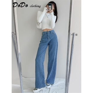 Quần jean ống rộng phong cách ulzzang QC