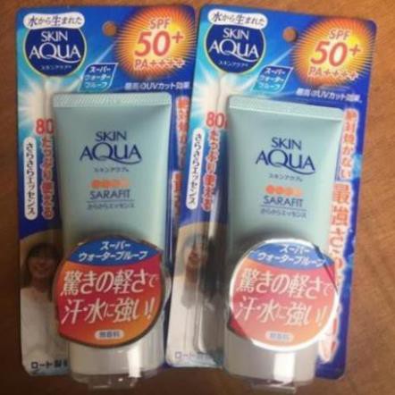 [Xả Kho Hàng Nhật] Kem Chống Nắng Skin Aqua Sarafit UV Essence SPF 50+/PA++++ - Nội Địa Nhật