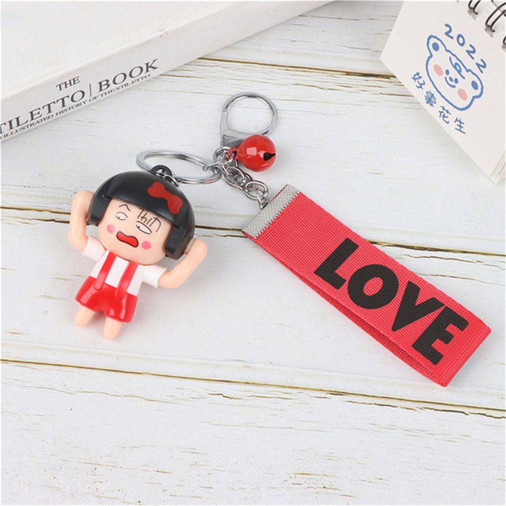 IVORY Móc Khóa Hình Búp Bê Hoạt Hình Maruko Nhật Bản