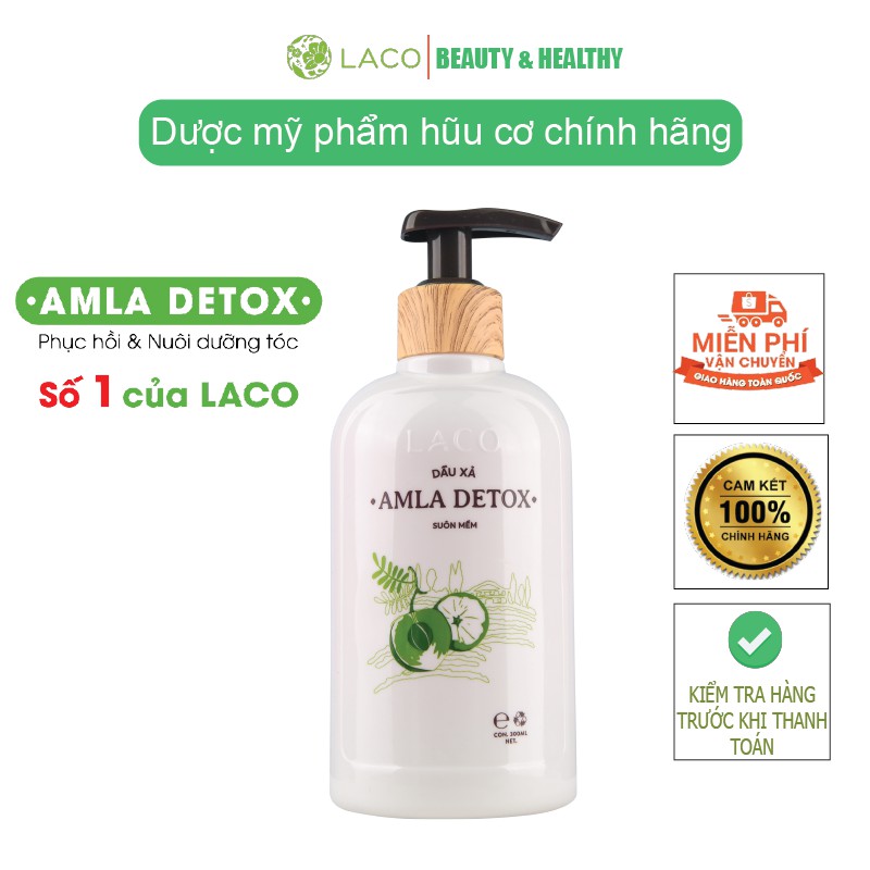 Dầu xả Amla Detox chính hãng Laco, Dầu xả kích thích mọc tóc đến từ thiên nhiên