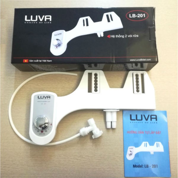 Vòi rửa vệ sinh thông minh Luva Bidet LB 201( 2 vòi rửa)