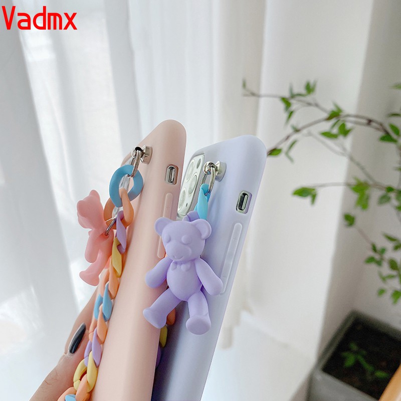 ốp lưng iphone gắn xích gấu cực xinh ốp iphone 6 7 8  plus x xr xsmax 11 11pro 11promax 12 12mini 12 promax-b228 | BigBuy360 - bigbuy360.vn