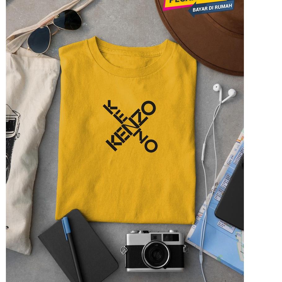 Áo Thun Tay Ngắn In Hình Hổ KENZO Cá Tính Cho Nam Nữ
