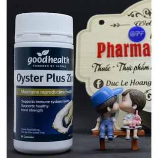 Tinh chất hàu Oyster plus Zinc - Tăng cường sinh lực nam - 60 viên
