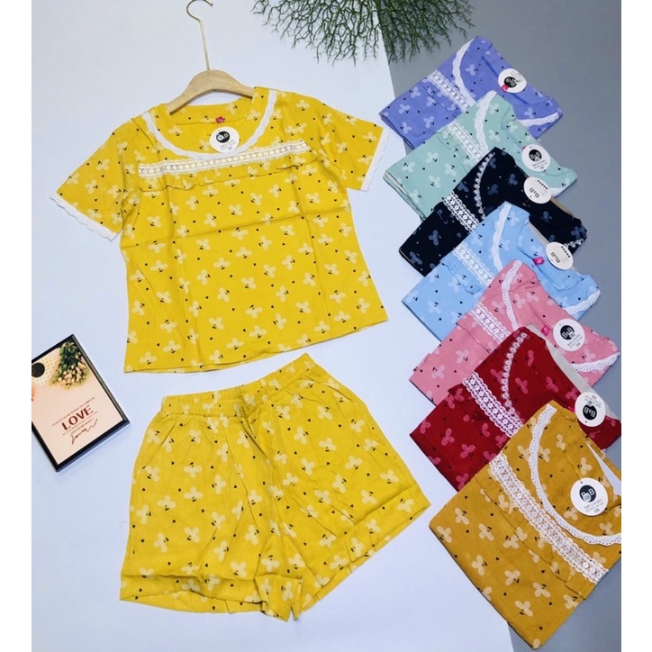 Đồ bộ đùi vải xô mát