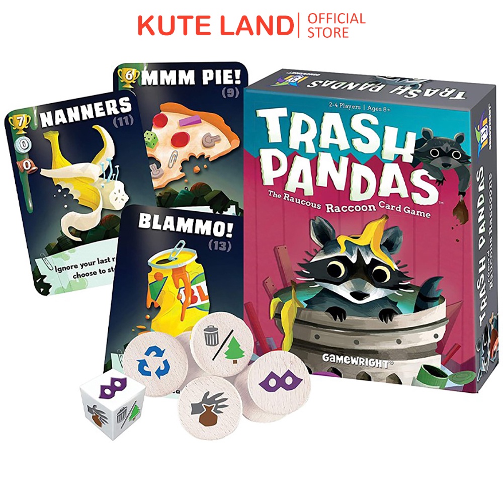 Thẻ Bài Boardgame Trash Pandas Độc Đáo Vui Nhộn BG34