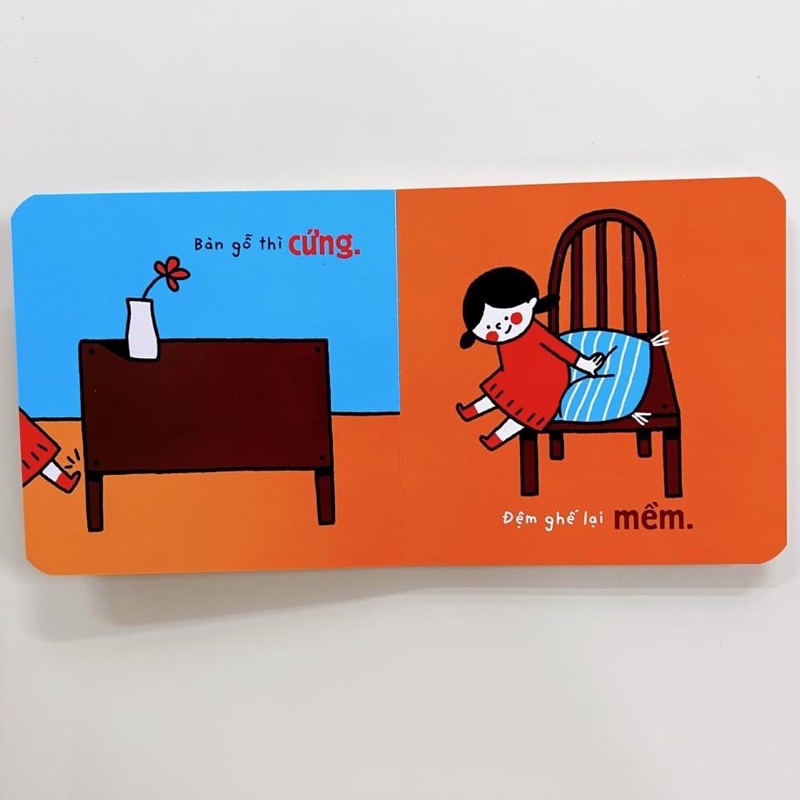 Sách - Bộ Tương Phản/ Contrast Book dành cho trẻ sơ sinh - Crabit Kidbooks