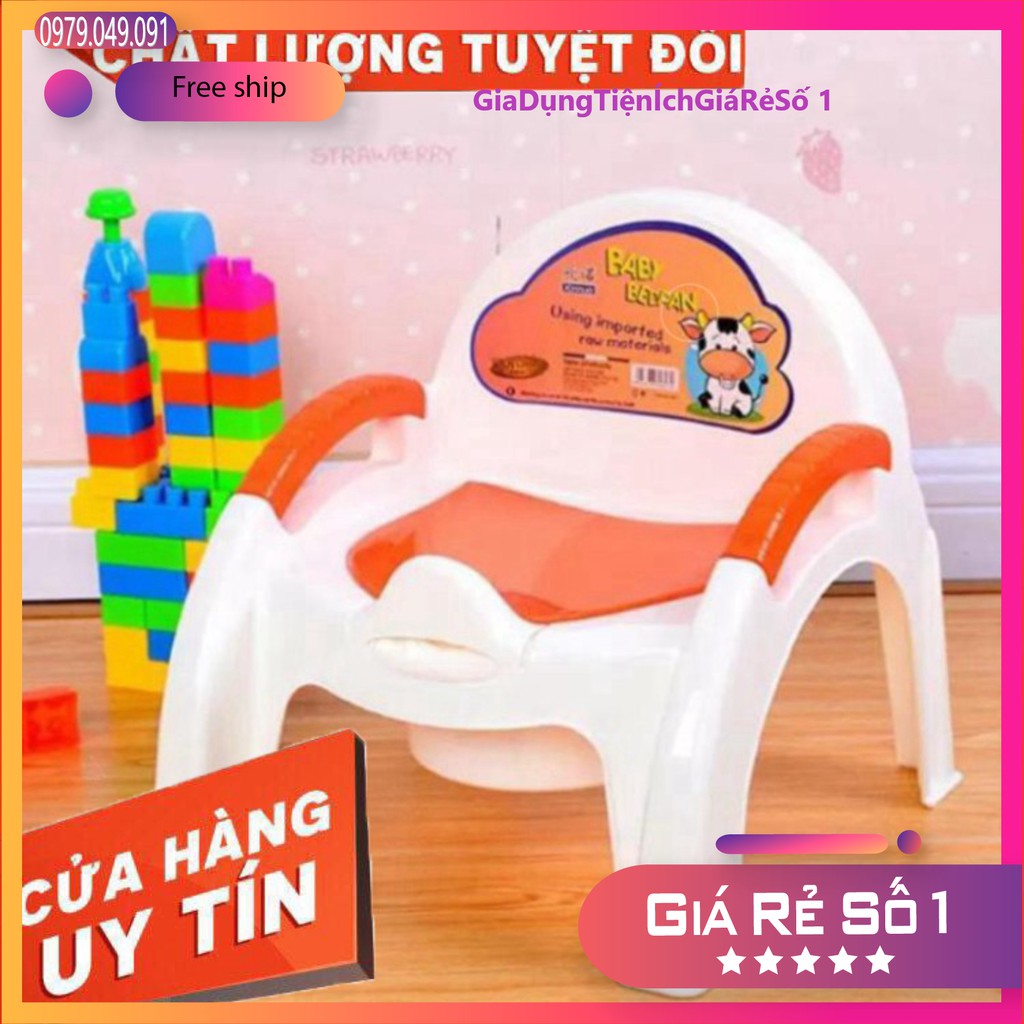 Bô ghế vệ sinh cho bé Việt Nhật (Nhiều màu) - ghế bô đi vệ sinh cho bé siêu cute.