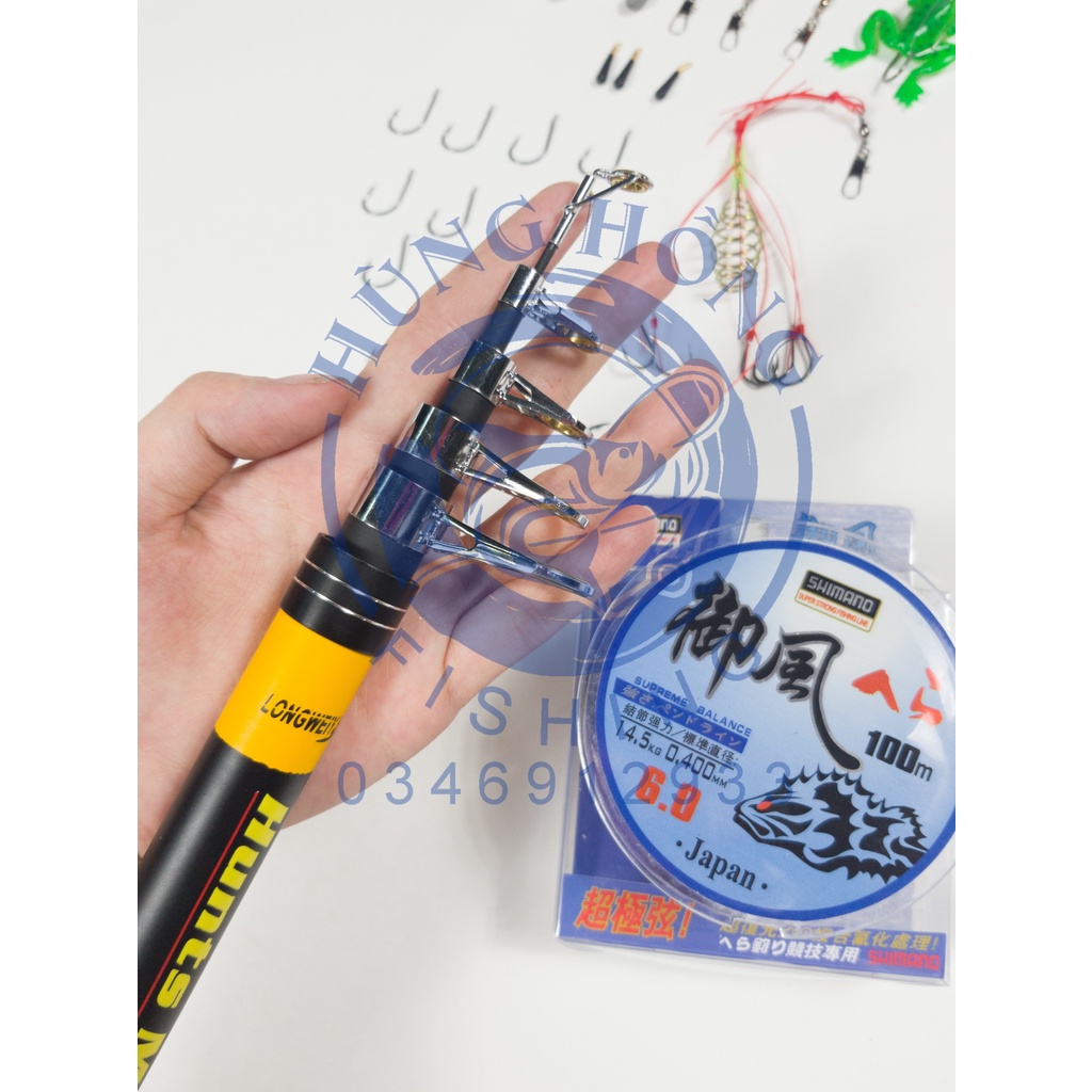 Bộ Cần Câu Cá Đại Lý Đồ Câu Cá Huntman Máy Câu LC7000 Tặng Kèm Phụ Kiện