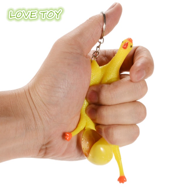 Đồ Chơi Bóp Giảm Stress Hình Gà Đẻ Trứng Ngộ Nghĩnh